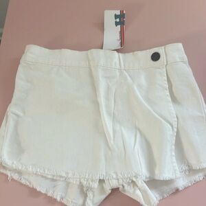 NWT vintage Havana white denim skort